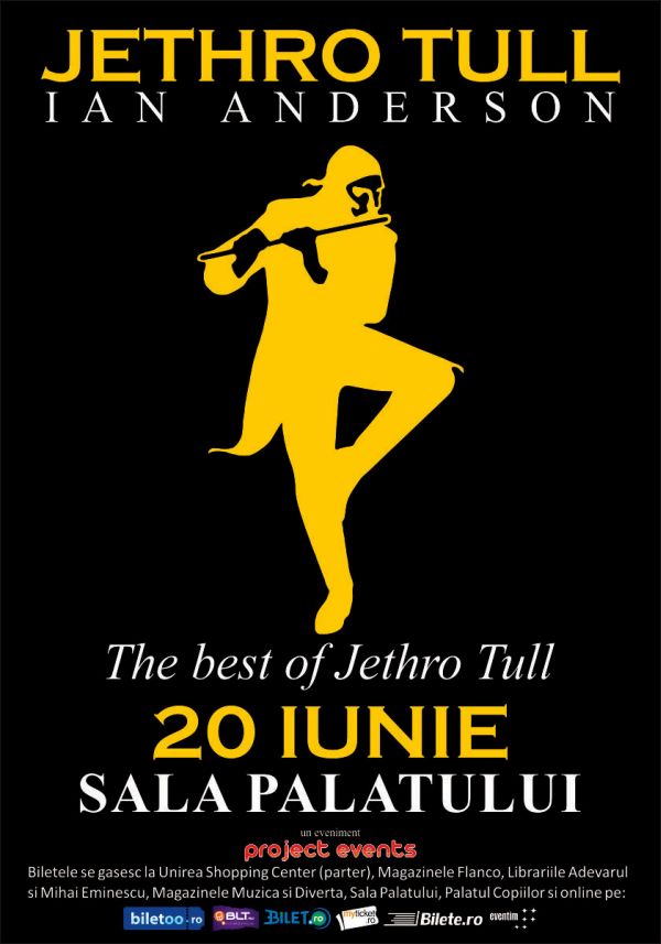 Castiga doua bilete double la concertul Jethro Tull de la Bucuresti!